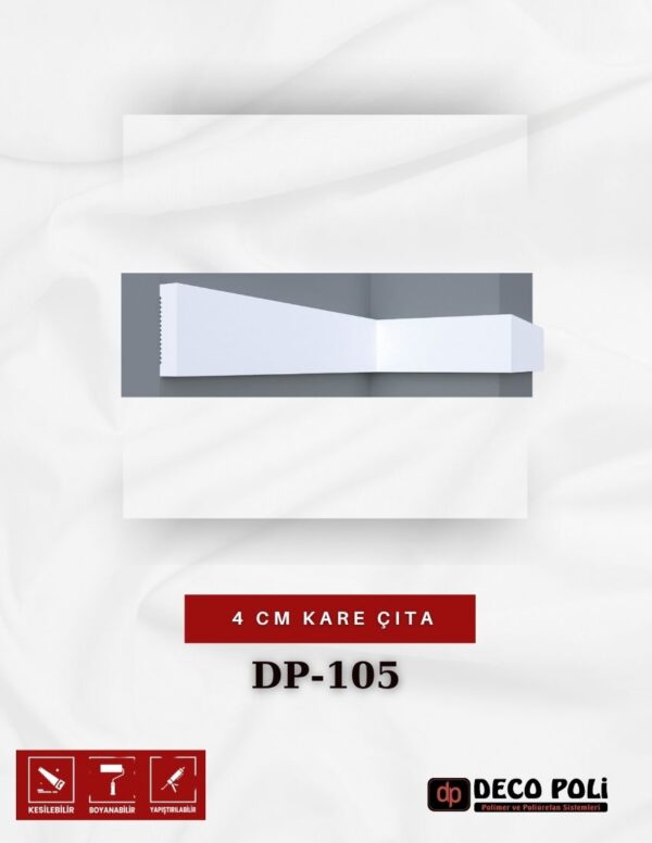 4cm Kare Çıta DP-105